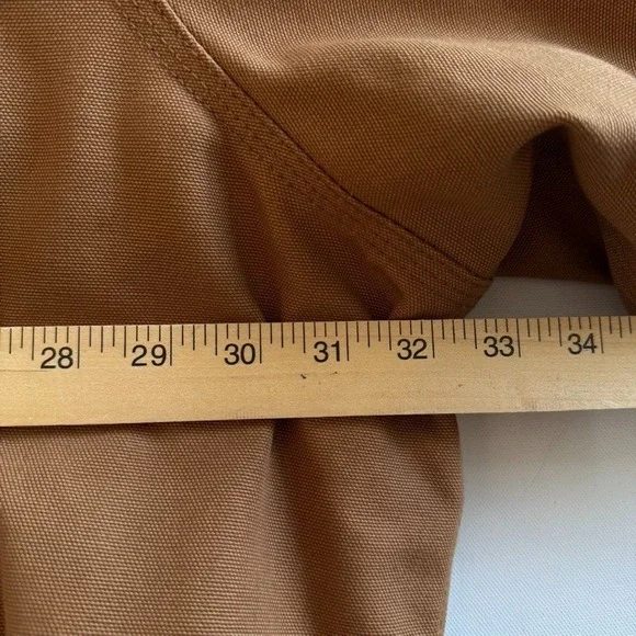 Vintage CarharttBrown Duck J140 Jacket 3XL Quilted Flannel Liner Hooded USA‎